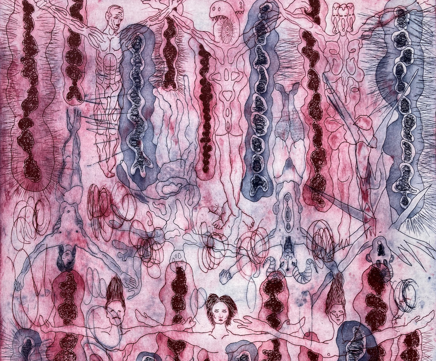 Where thy fallin’ down is the elevation of Credo (detail)