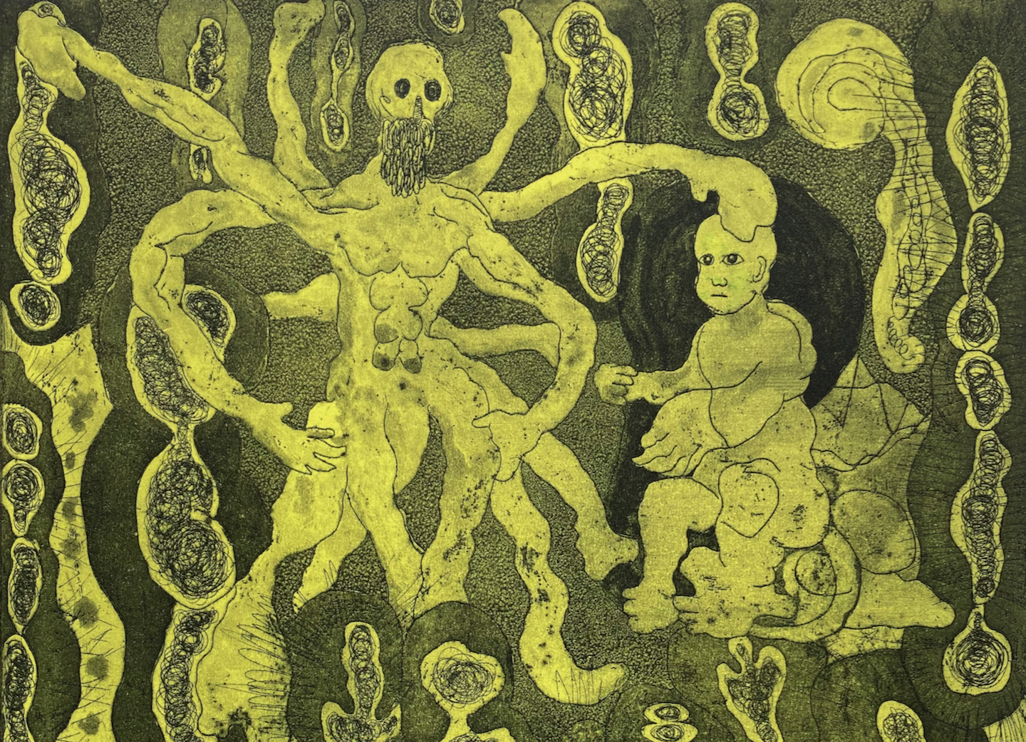 Gilded Worship — Cos I’m a Baby, I ain’t paid taxes (detail)