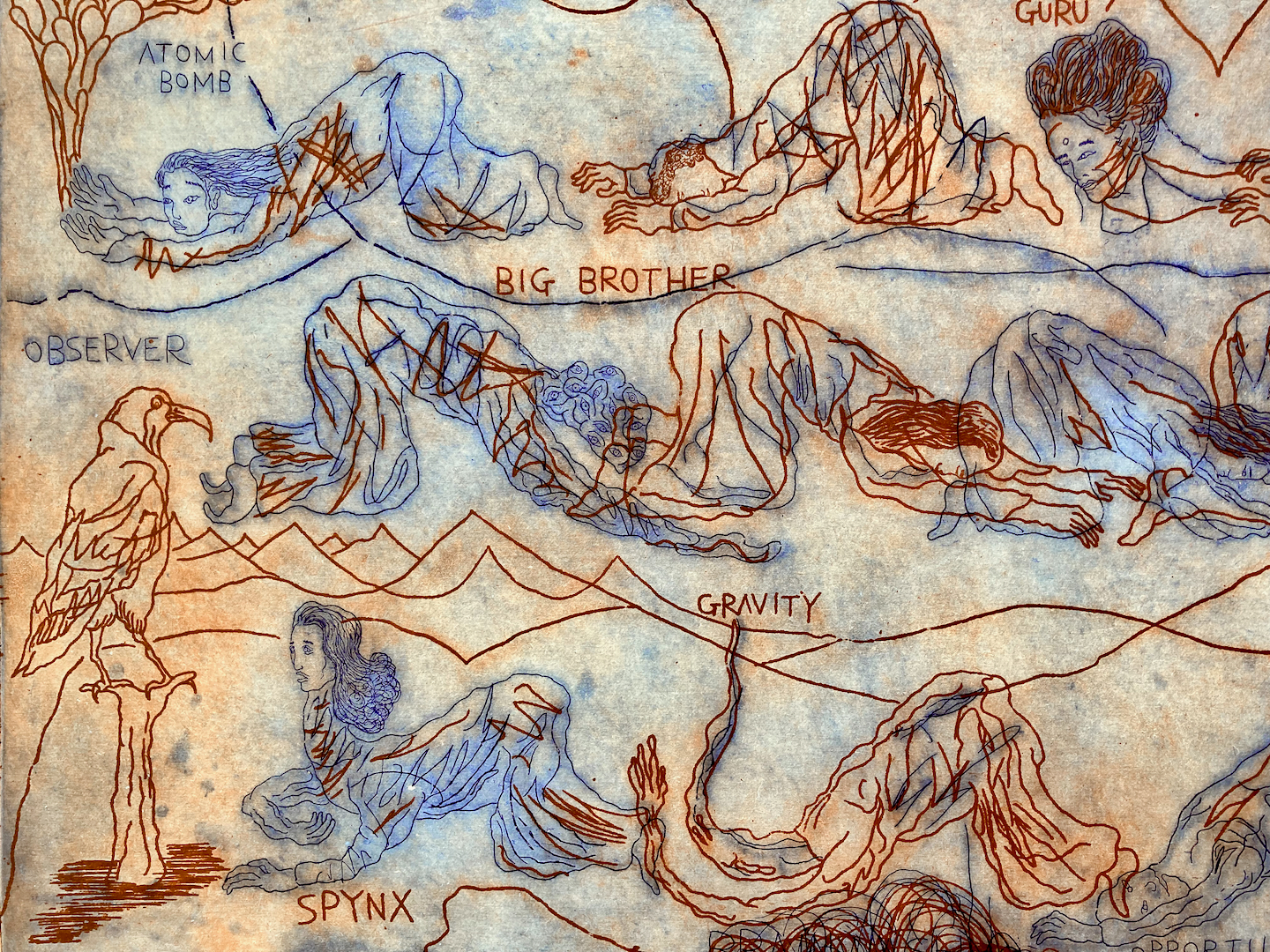 nada thy will be nada in nada as it is in nada (Everyone has its cult in eyelids) (detail)