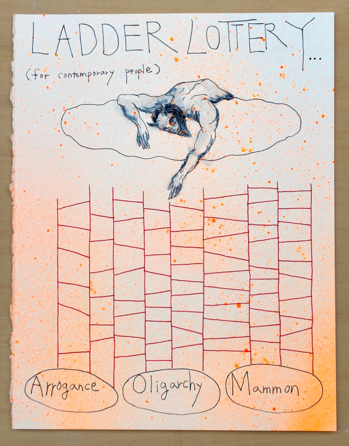 Ladder Lottery for contemporary people