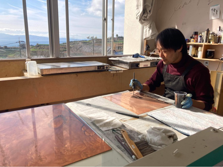 Masaharu Imamiya in the studio
