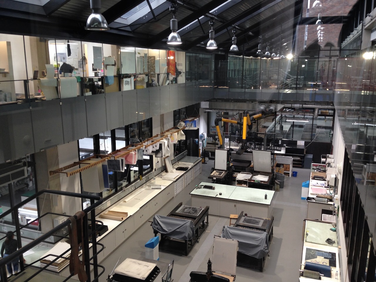 Printmaking studio